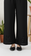 Black Cotton Cambric Embroiderd Trouser PL5064