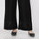 Black Cotton Cambric Embroiderd Trouser PL5064
