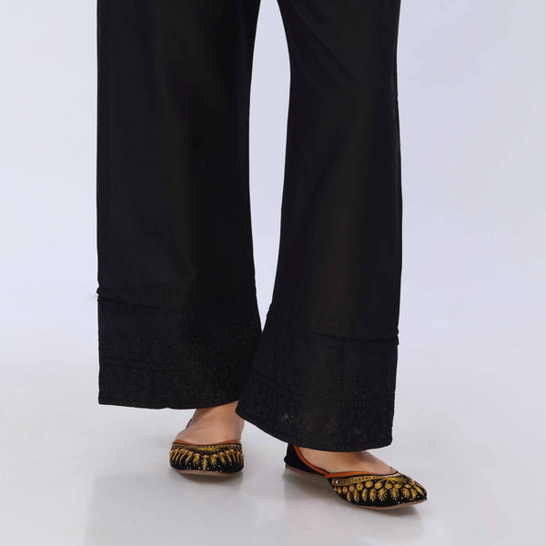 Black Cotton Cambric Trouser PL5068