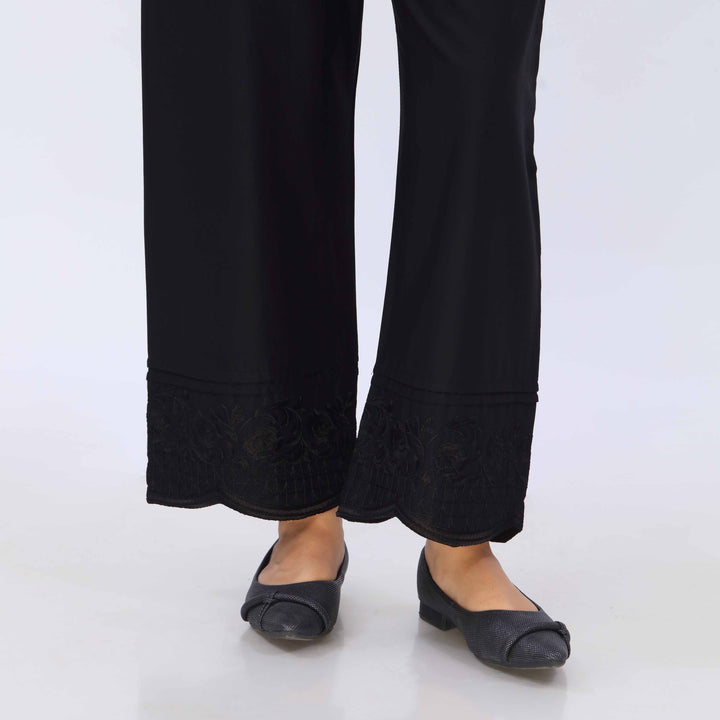 Black Cotton Cambric Trouser PL5070