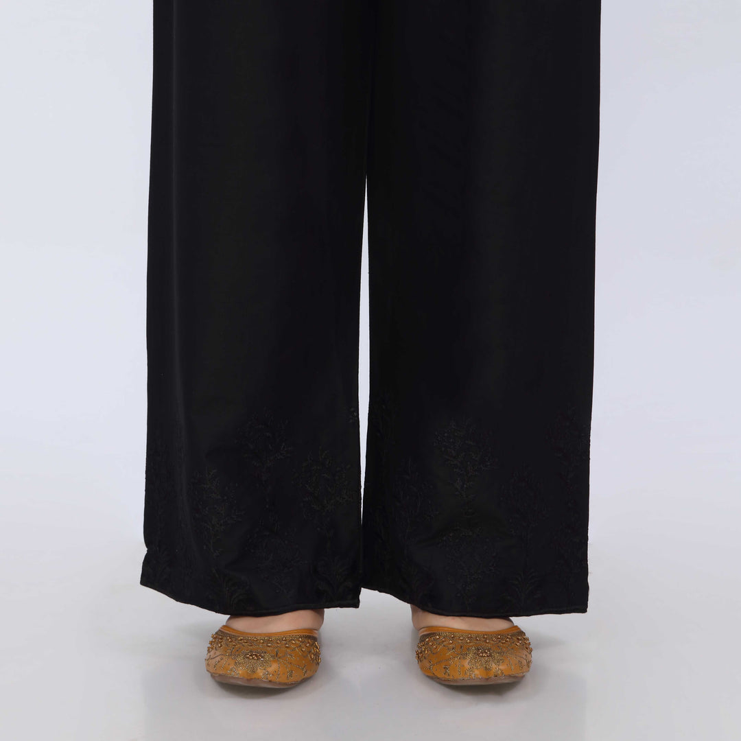 Black Cotton Cambric Trouser PL5072