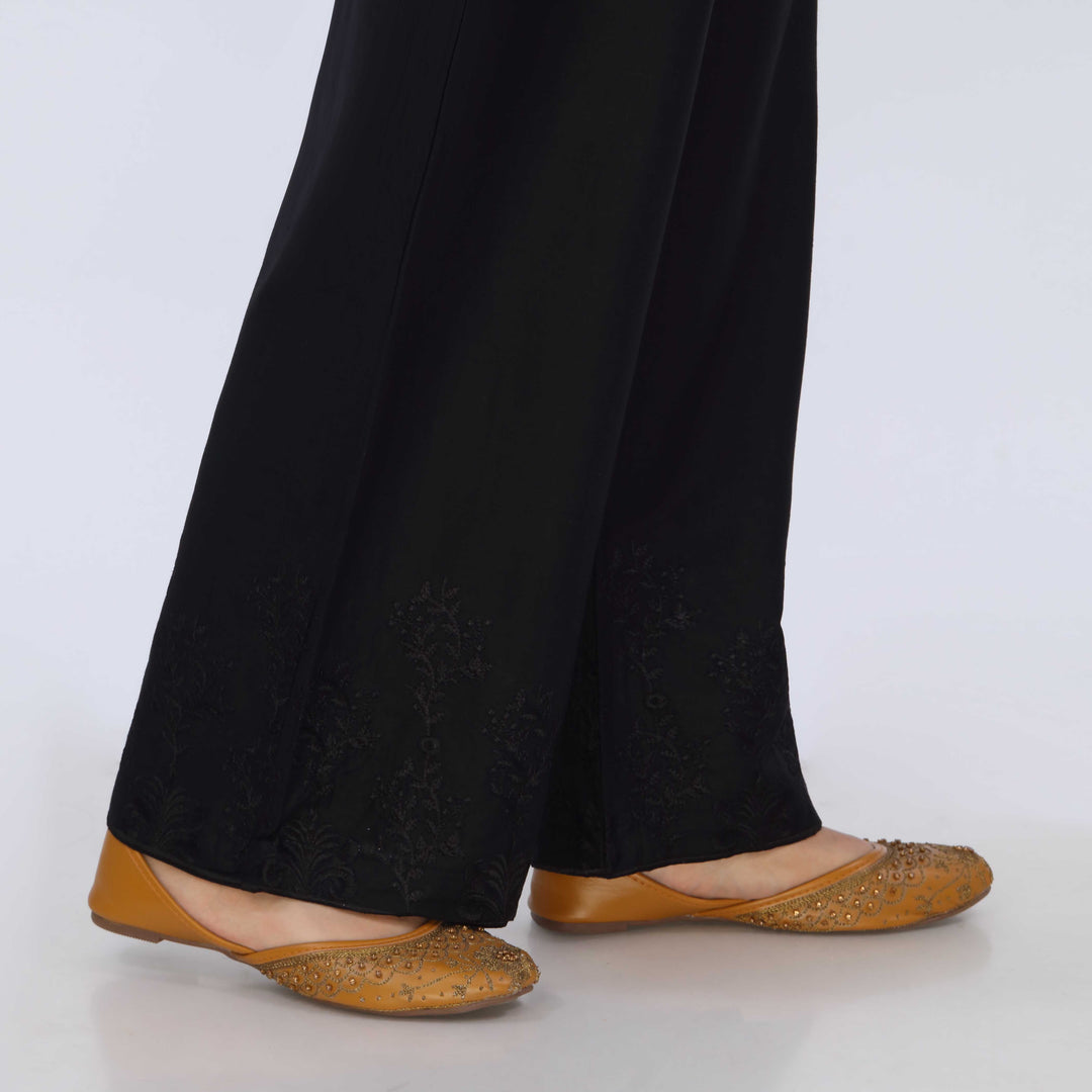 Black Cotton Cambric Trouser PL5072