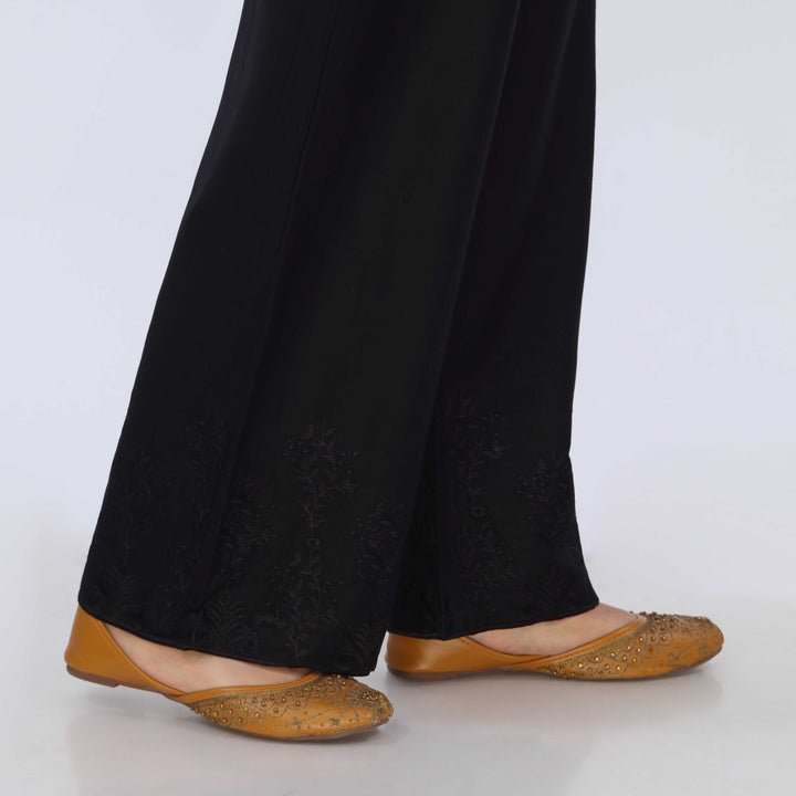 Black Cotton Cambric Trouser PL5072