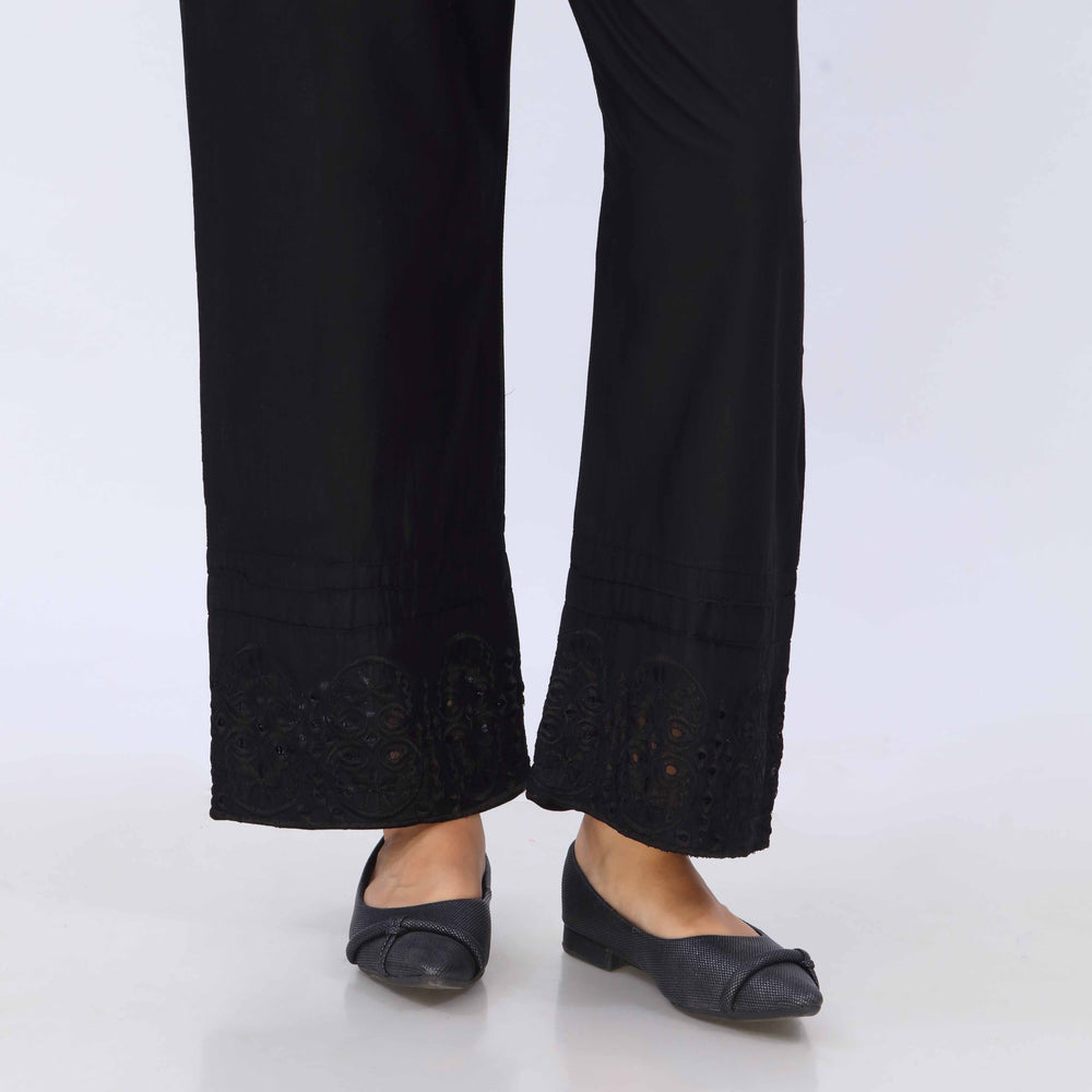 Black Cotton Cambric Trouser PL5074