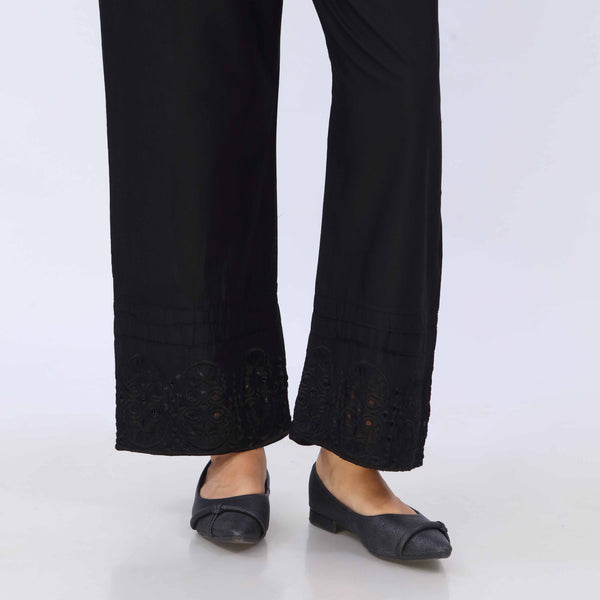 Black Cotton Cambric Trouser PL5074