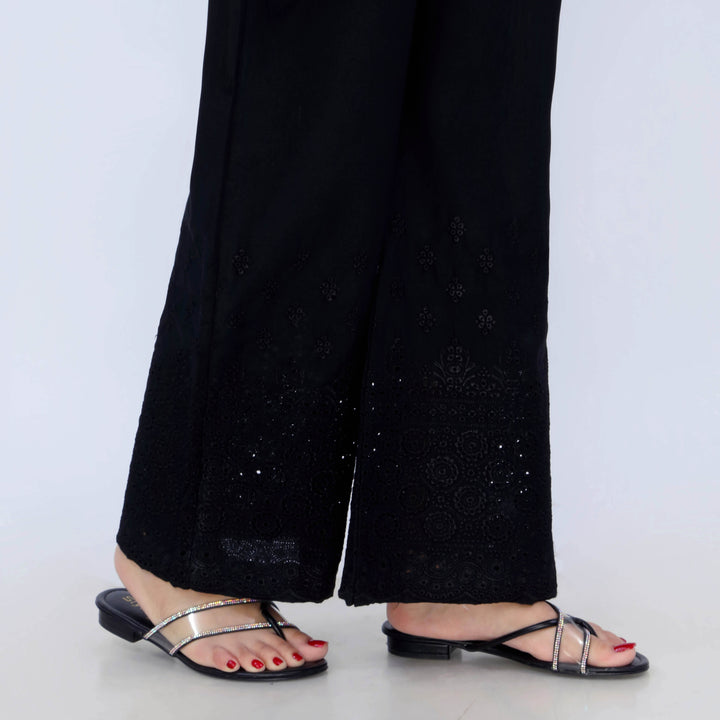 Black Cotton Cambric Trouser PL5086