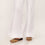White Cotton Cambric Trouser with Embroidery PL5090