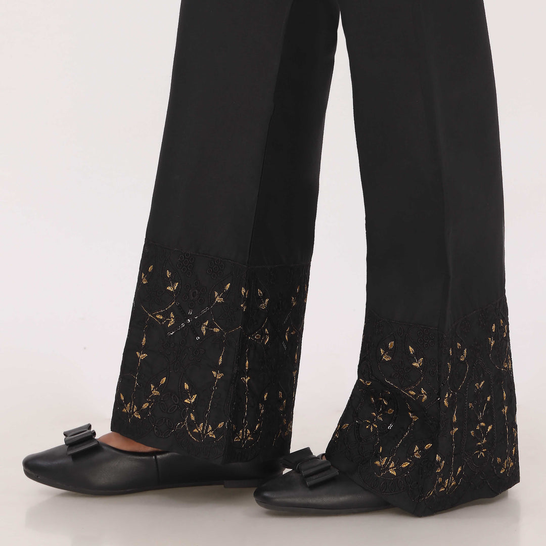 Black Cotton Cambric Trouser PL5098