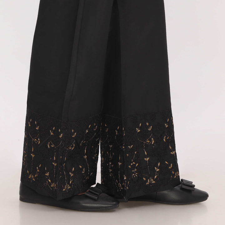 Black Cotton Cambric Trouser PL5098