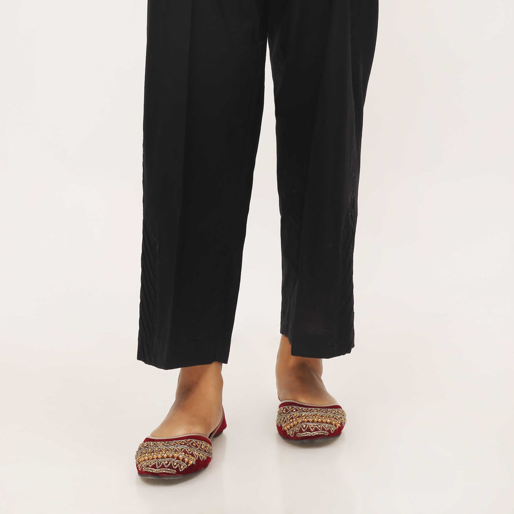 Black Cotton Cambric Trouser PL5101