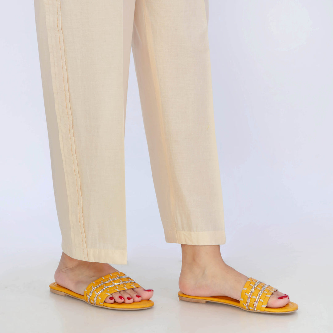Beige Cotton Cambric Trouser PL5105
