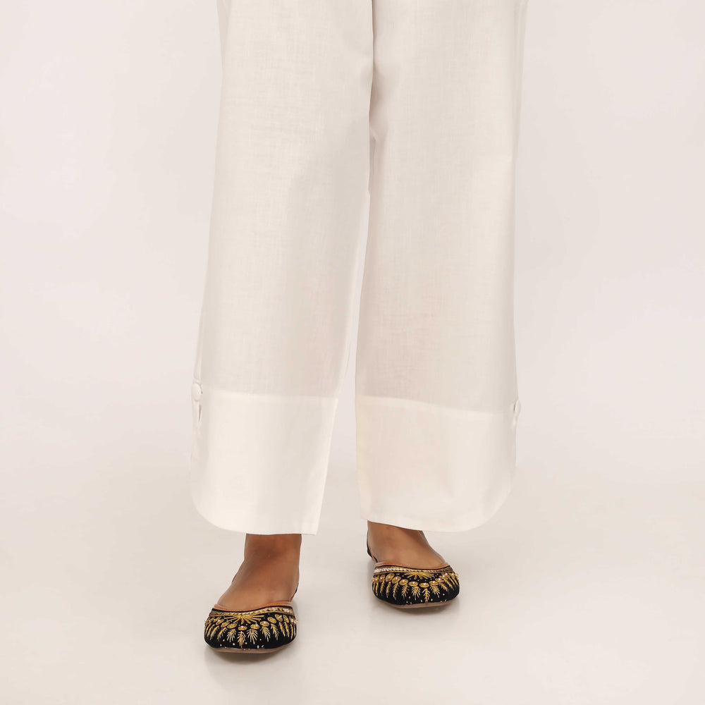 White Cotton Cambric Trouser PL5106