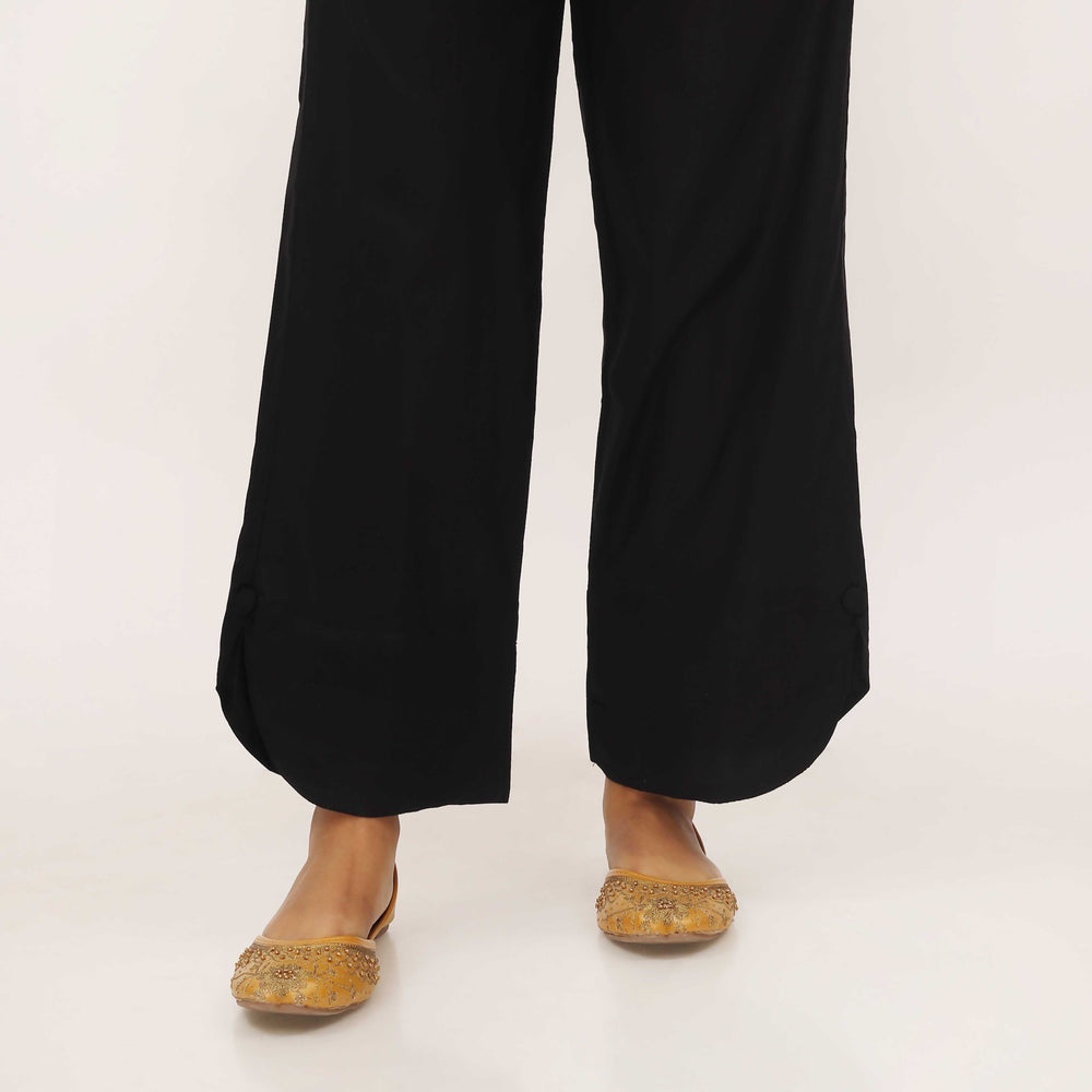 Black Cotton Cambric Trouser PL5107