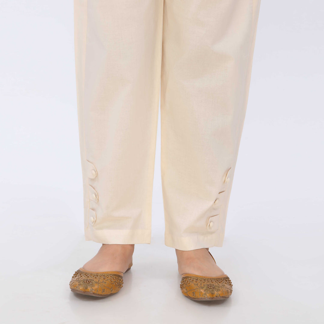 Beige Cotton Cambric Trouser PL5111