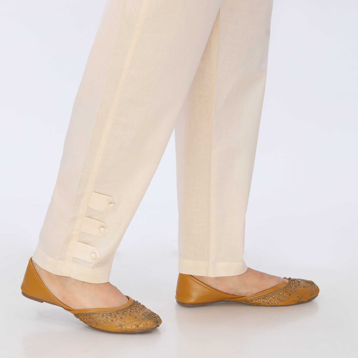 Beige Cotton Cambric Trouser PL5111
