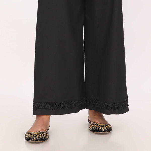 Black Cotton Cambric Trouser PL5131