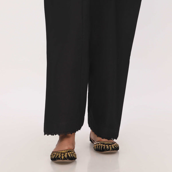 Black Cotton Cambric Shalwar PL5135