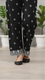 Black Cotton Cambric Embroidered Trouser
