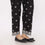 Black Cotton Cambric Embroidered Trouser