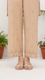 Beige Cotton Cambric Trouser PL5158