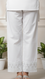 White Embellished Cambric Trouser PL5167
