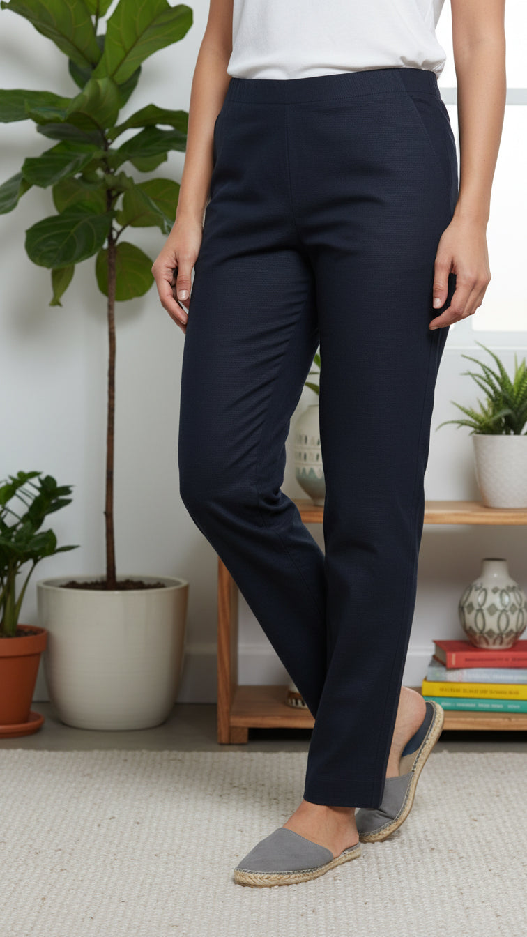 Black Khaddar Trouser PL5186