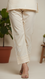 Beige Embellished Cambric Trouser PL6002