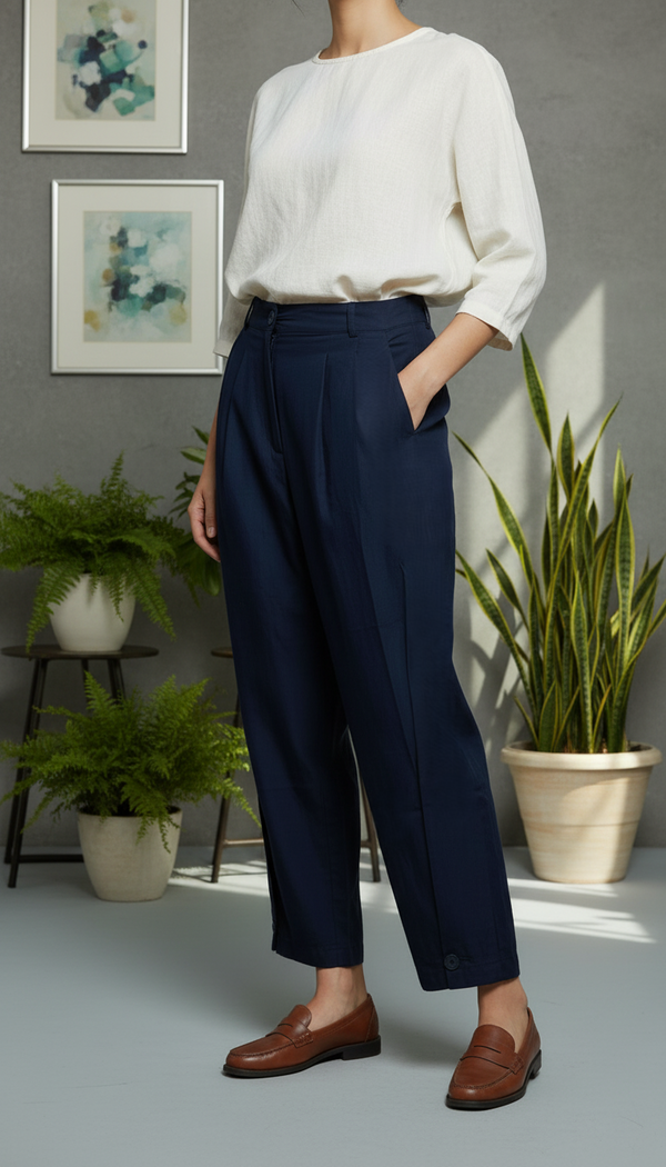 Navy Western Pant PL6005