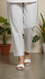 White Embellished Cambric Trouser PL6022