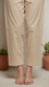 Beige Embellished Cambric Trouser PL6022