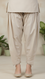 Beige Embellished Cambric Trouser PL6028