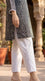White Solid Cambric Trouser PL603109