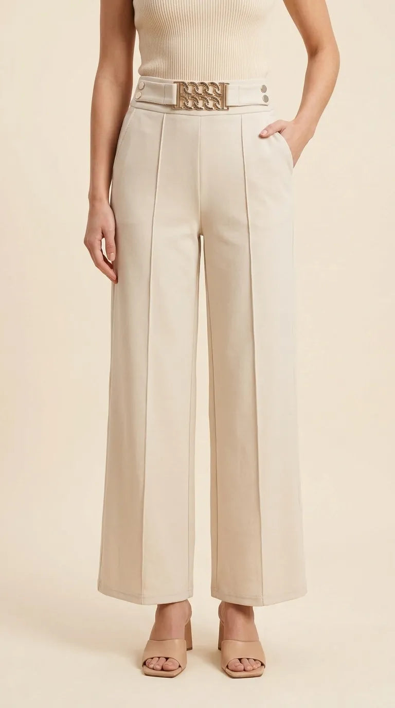 Beige Western Pant PL604662