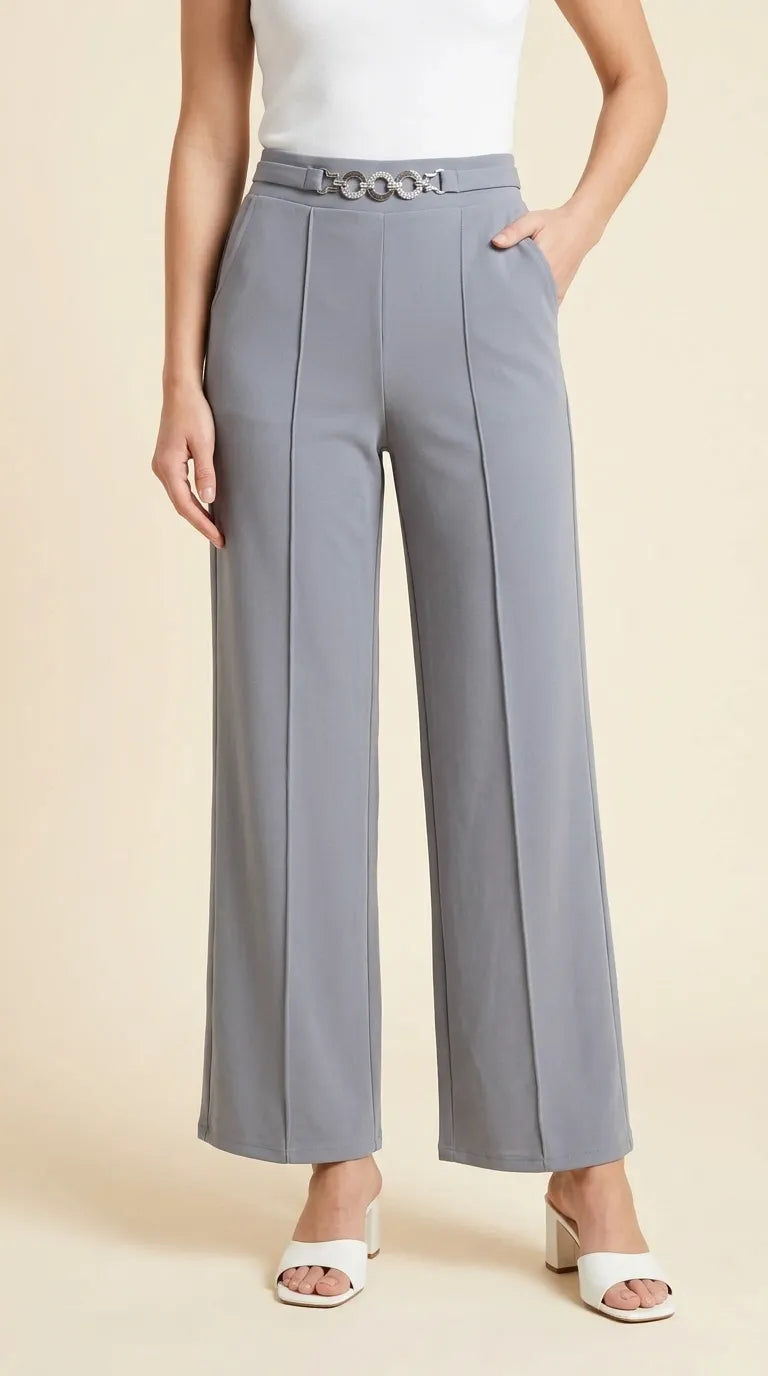 Grey Western Pant PL604707