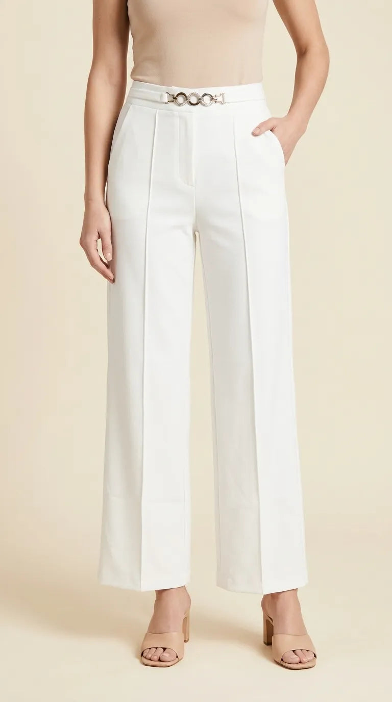 White Western Pant PL604709