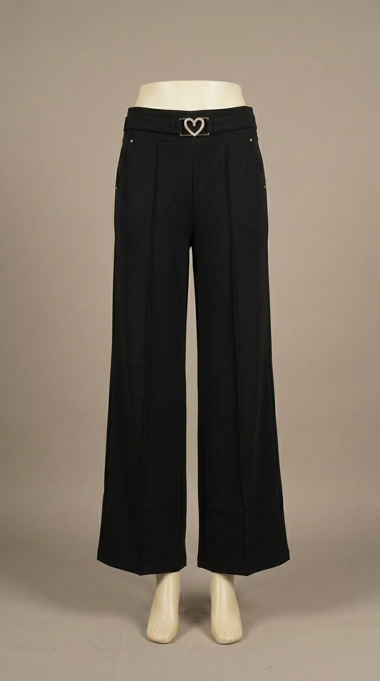 Black Western Pant PL605001