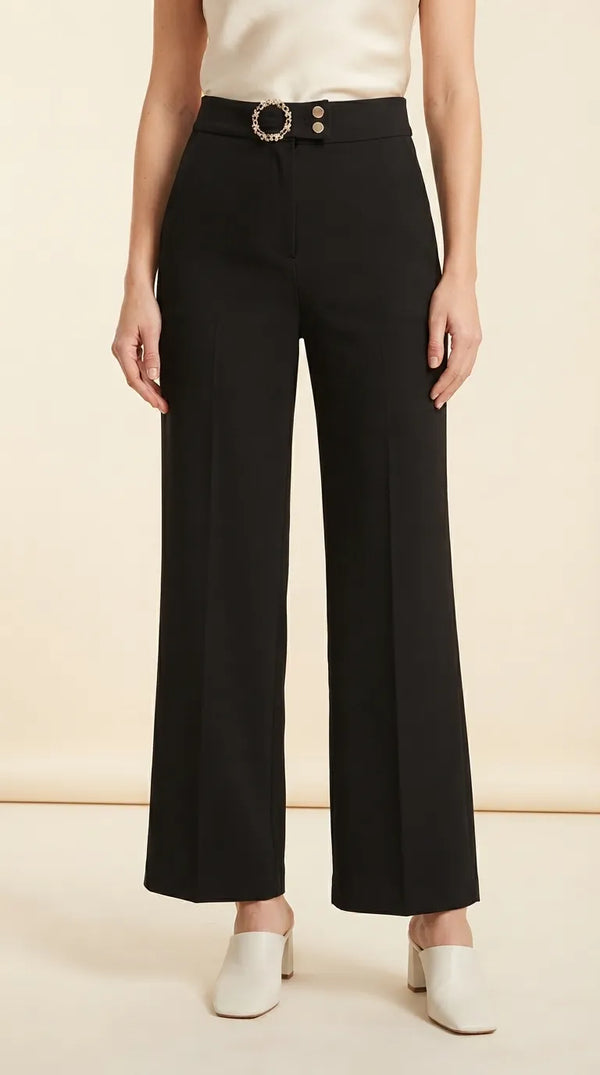 Black Western Pant PL605101