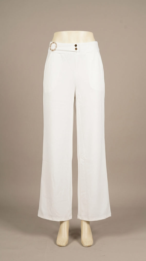 White Western Pant PL605109