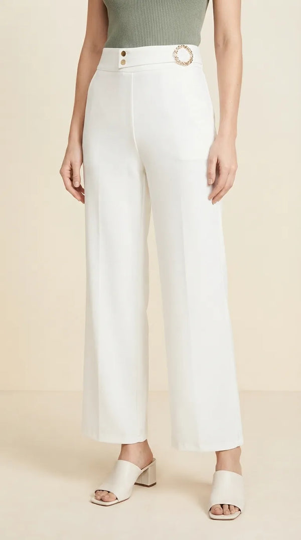 White Western Pant PL605109