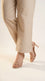 Beige Embellished Cambric Trouser PL606962