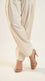 Off/White Solid Cambric Shalwar PL607393
