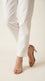 White Plain Cambric Trouser PL607809