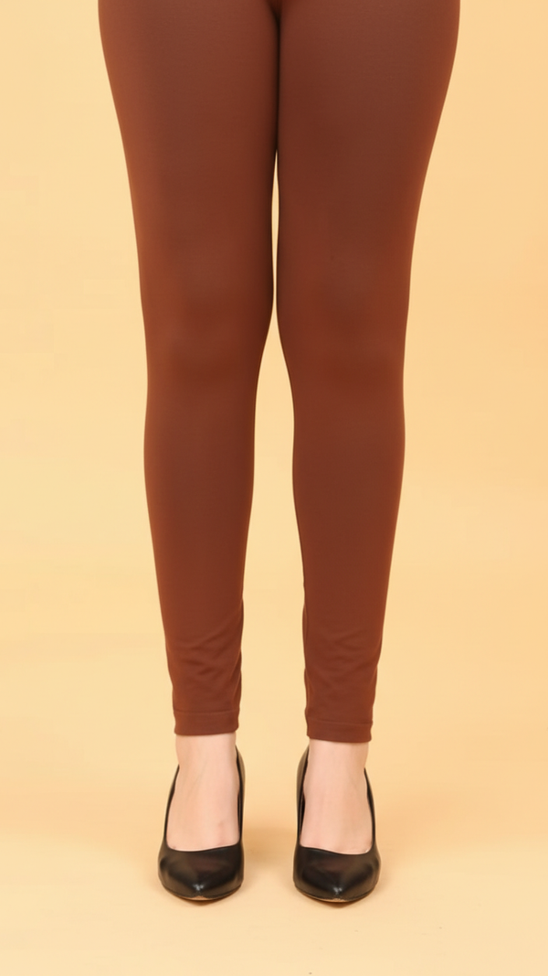 Brown Plain Tights PN2060
