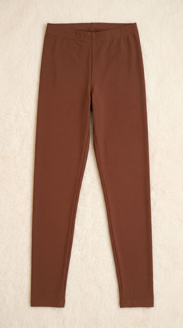 Brown Plain Tights PN2060