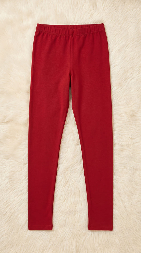 Maroon Color Plain Tights PN2060