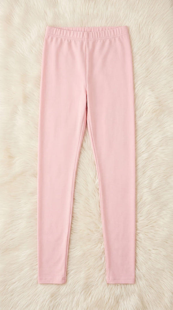 Peach Color Plain Tights PN2060