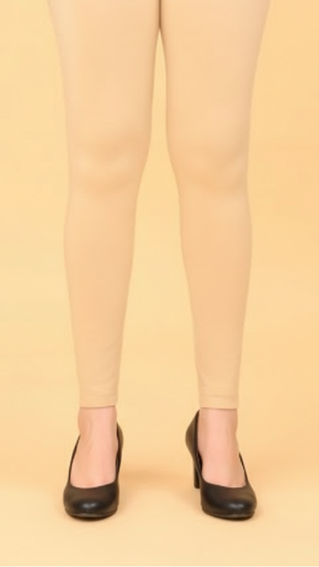 Khaki Color Plain Tights PN2060