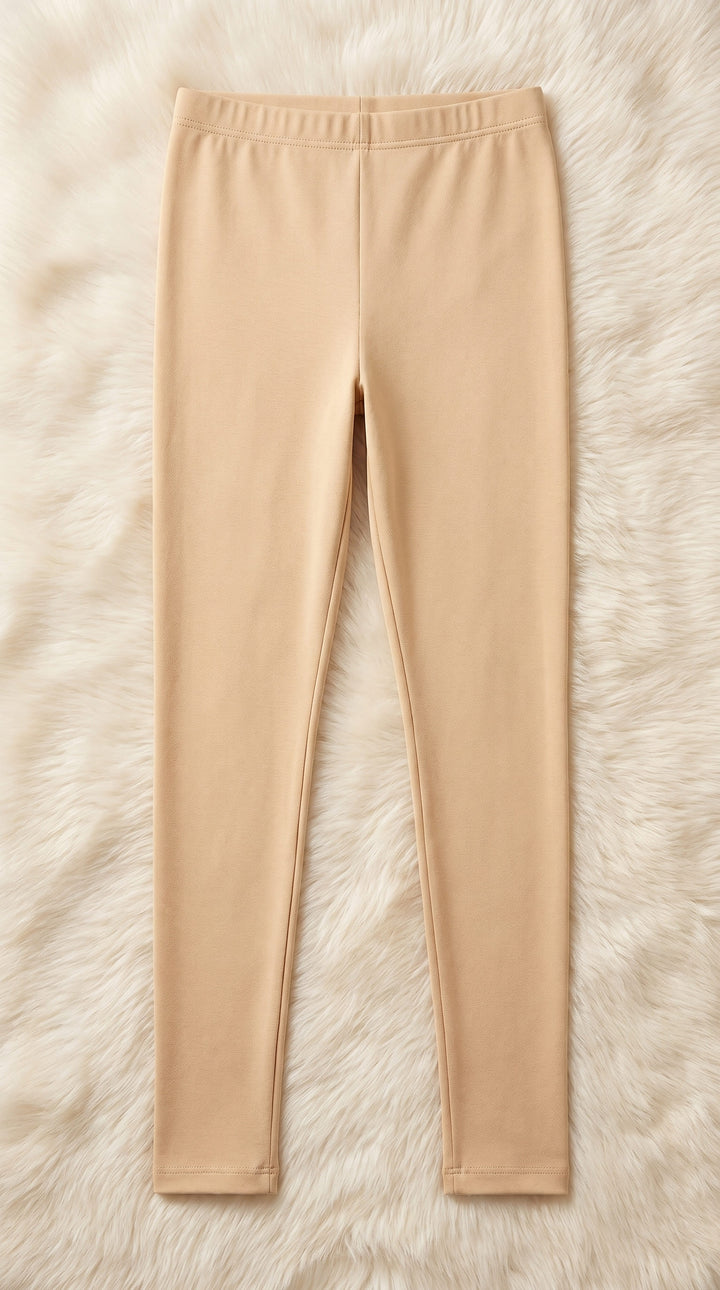 Khaki Color Plain Tights PN2060