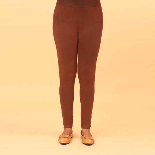 Brown Plain Tights PN2060