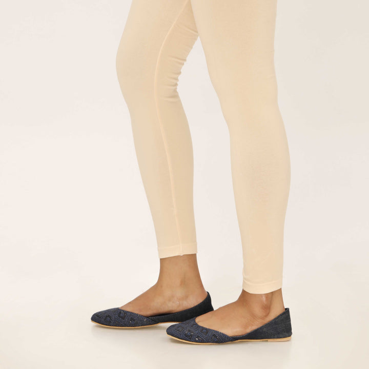 Beige Plain Tights PN2060